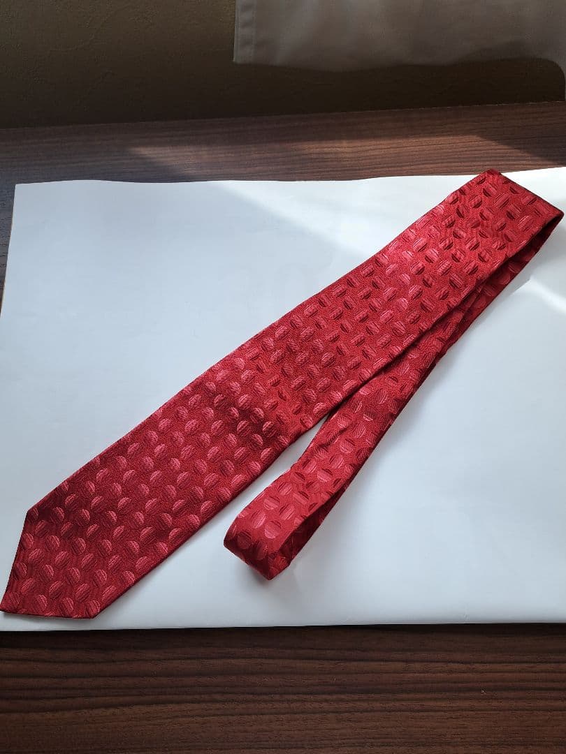EPOCA UOMO ネクタイ レッド ドット柄