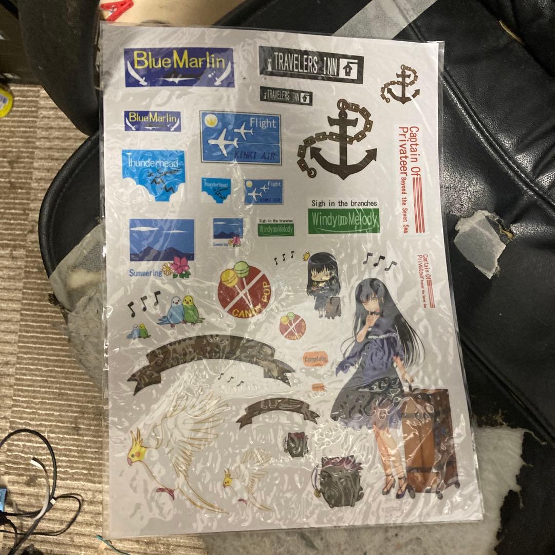 summer pocketsオリジナルデザイン ステッカーシート
