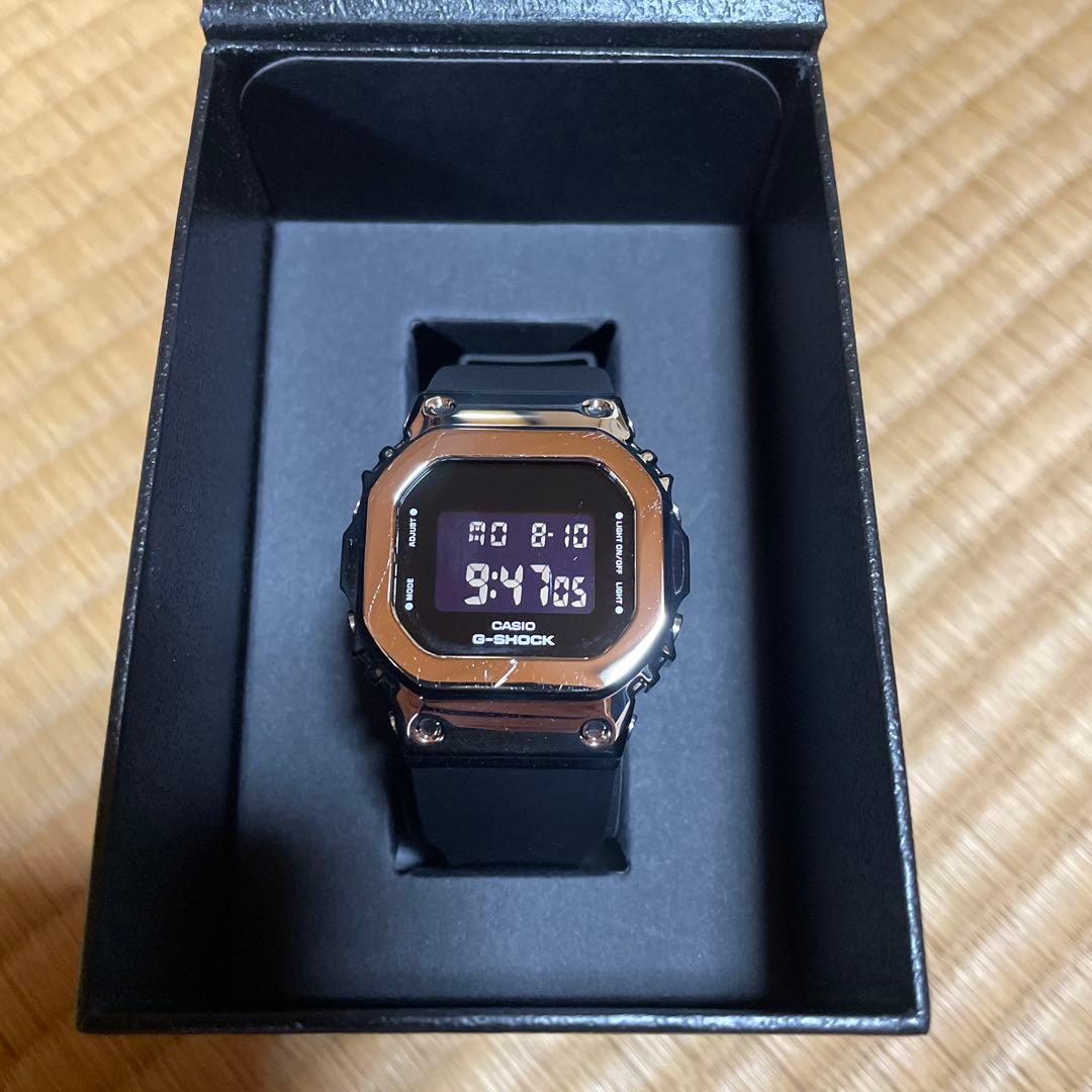 【美品】CASIO G-SHOCK GM-5600 メタルベゼル