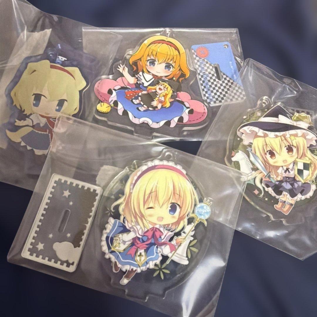 東方Project アリス 霧雨魔理沙 アクリルスタンドセット