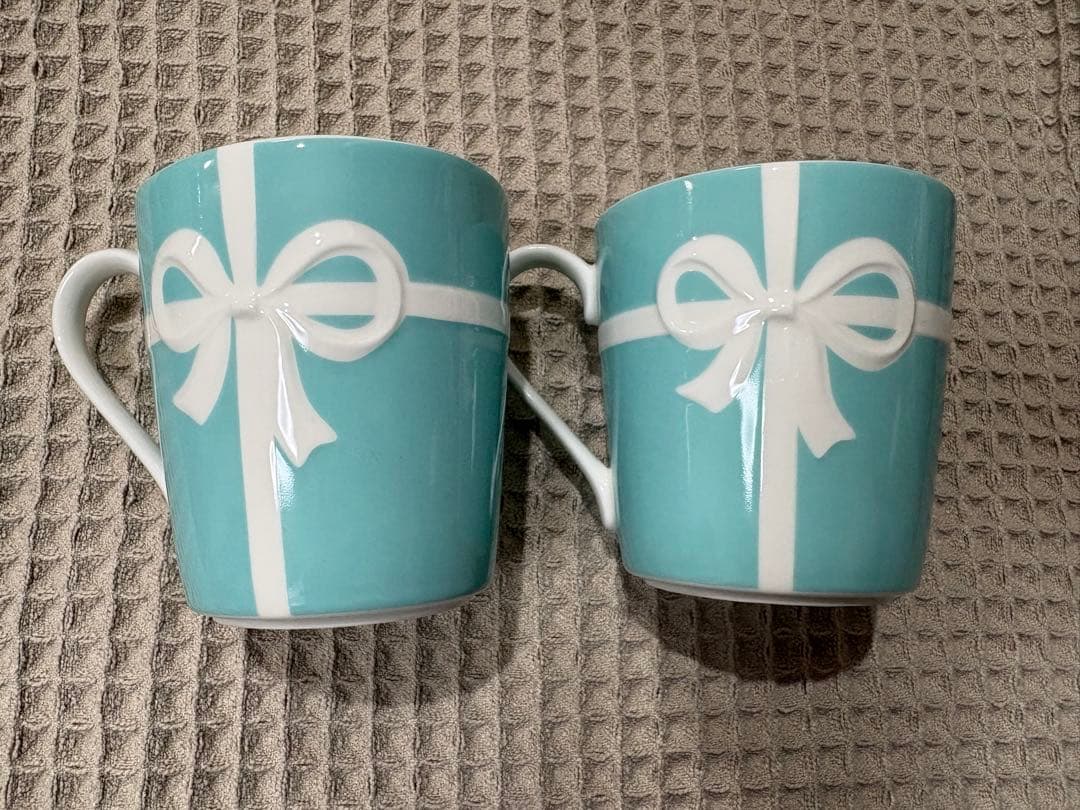 Tiffany & Co. ブルーボックス マグカップ 2個セット【箱無し】