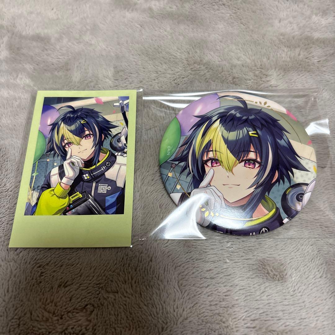 伊波ライ 誕生日グッズ 缶バッジ&チェキ風カード2025