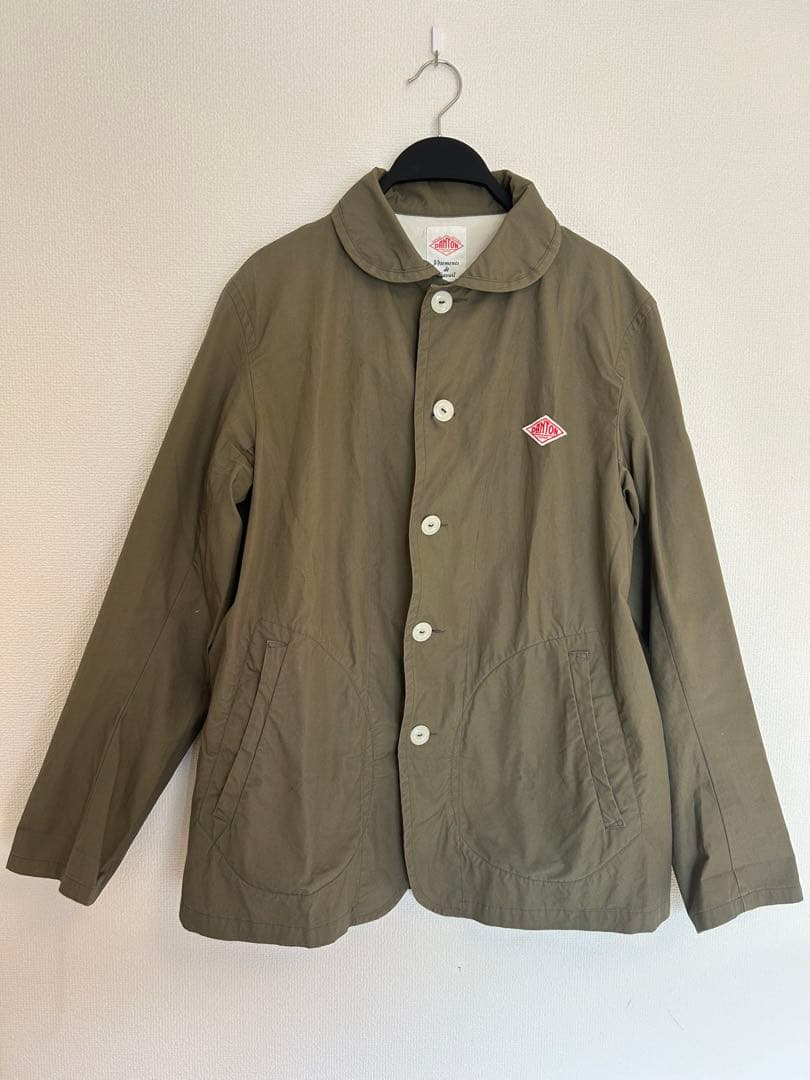 【DANTON】ダントン　丸襟　ジャケット　コート　カバーオール