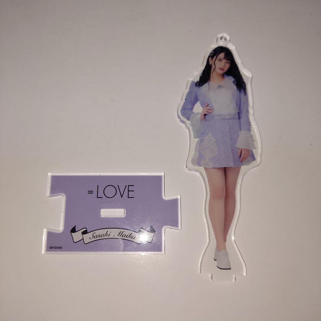 ＝LOVE 佐々木舞香　アクリルスタンド　cameo衣装　コラボカフェ　アクスタ