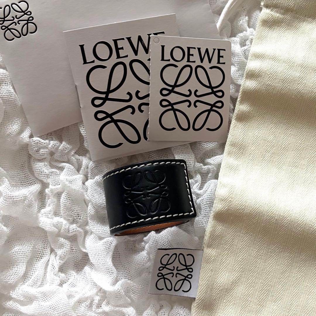 LOEWE スラップ ブレスレット ブラック