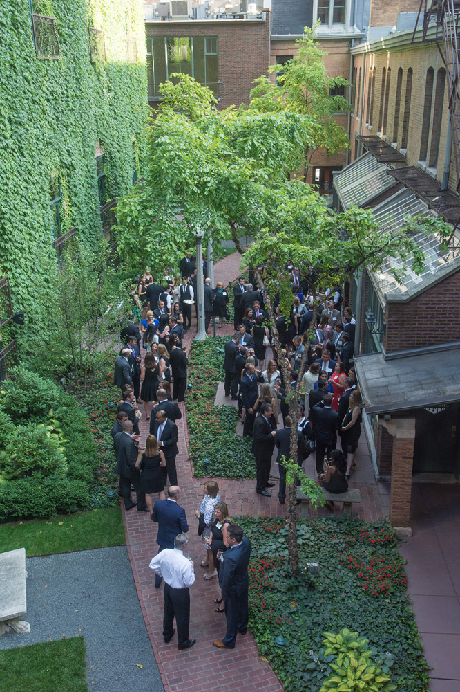 Courtyard from up above