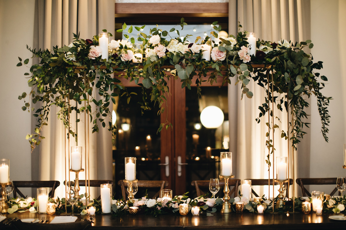 Head table decor