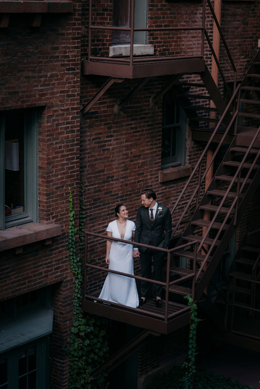 Couple with the Ivy Wall