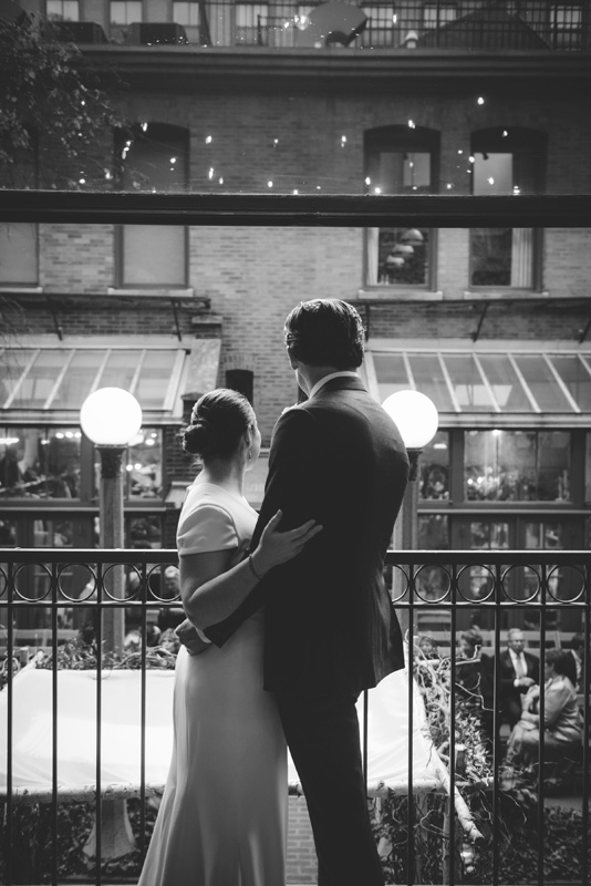 Couple in the Juliet Balcony