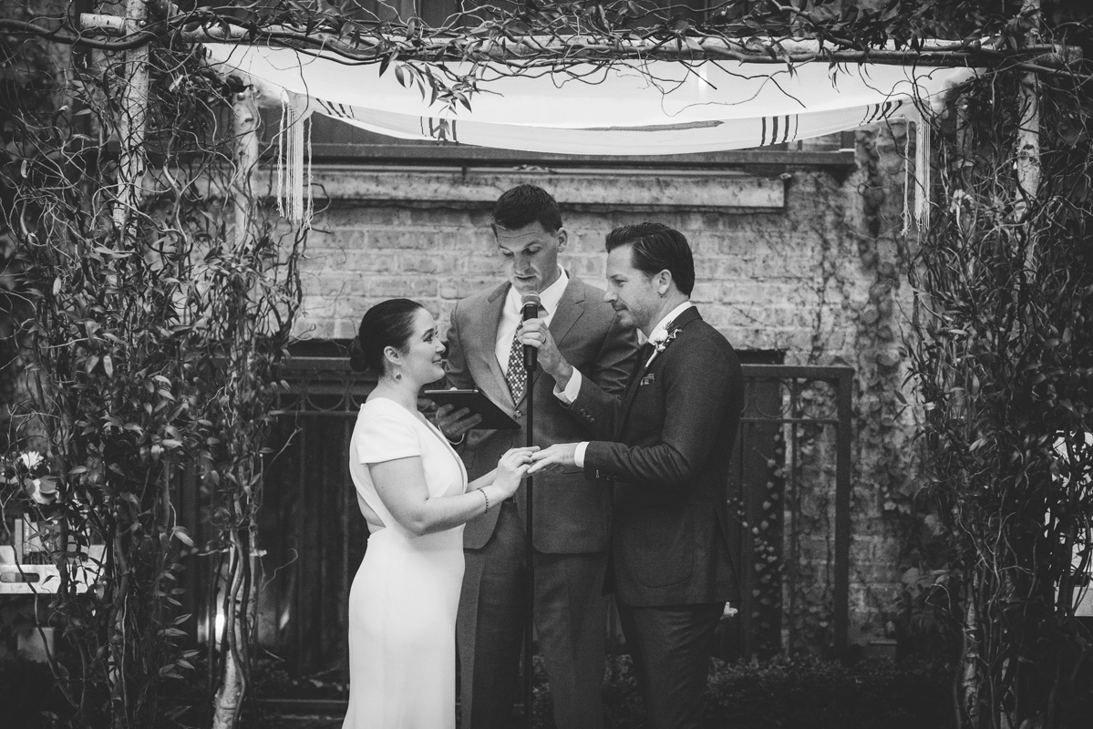 Ceremony in Courtyard