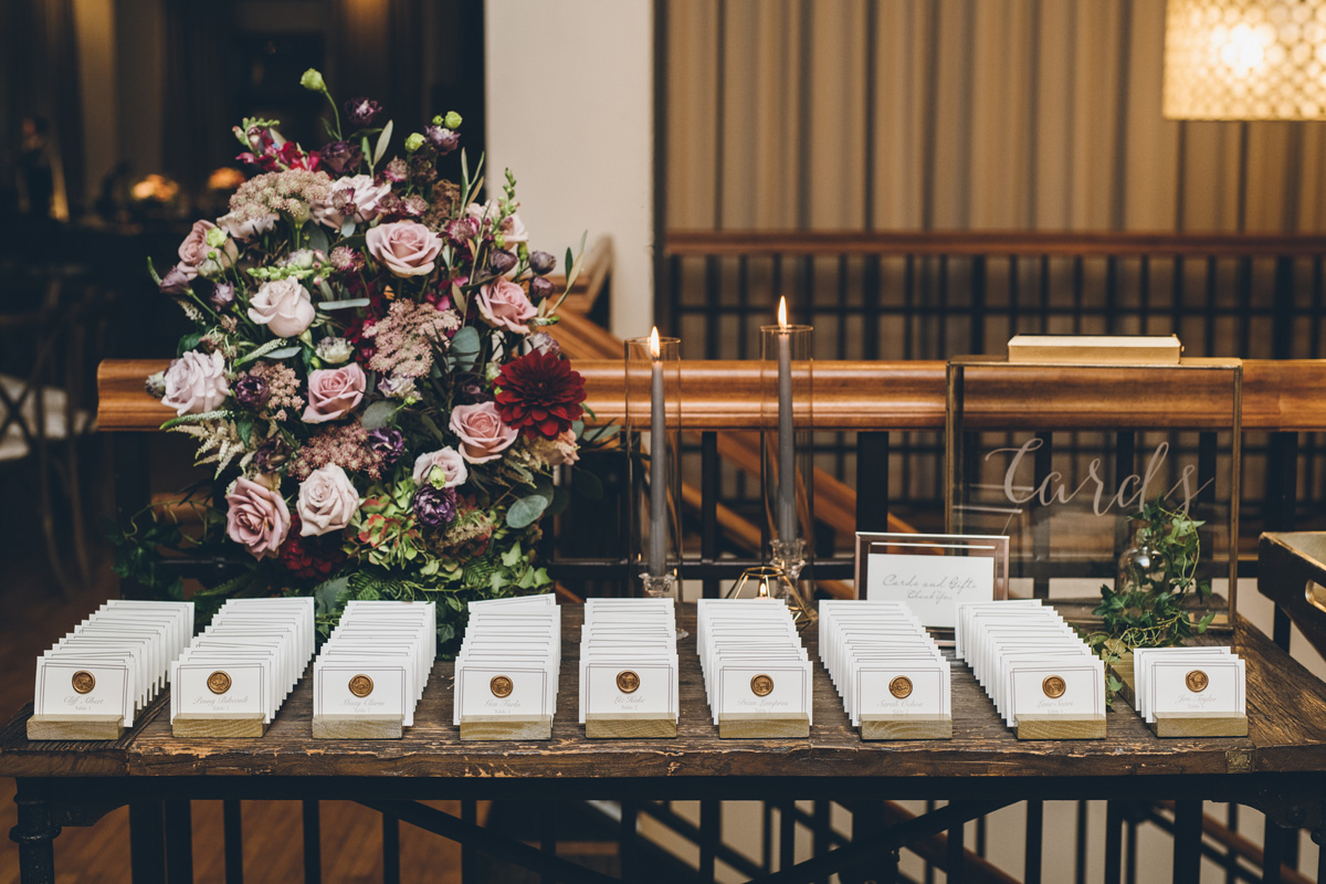 Escort Card Display