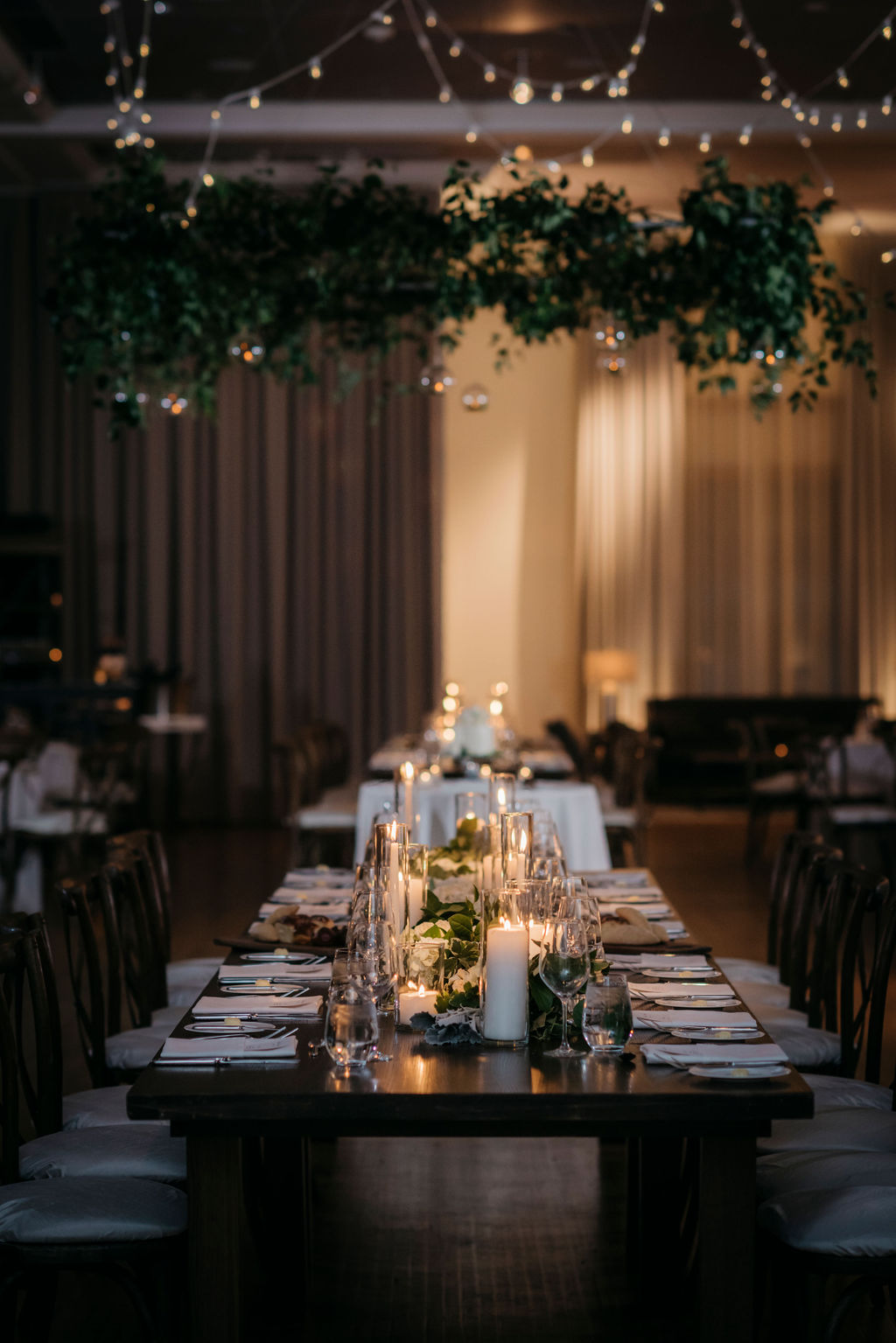 Table Decor in Ballroom