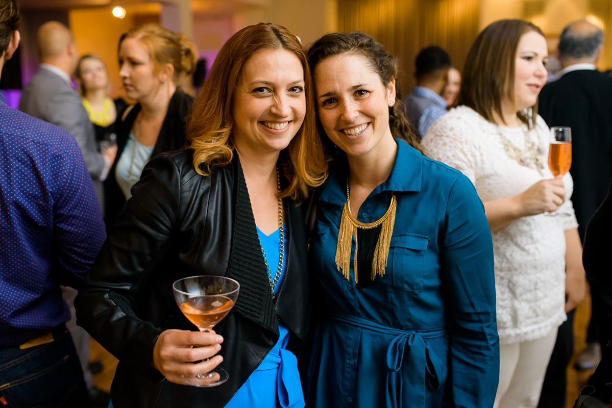 Attendees in ballroom