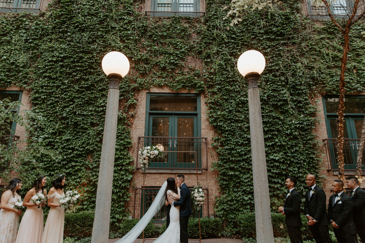 Couple just got married