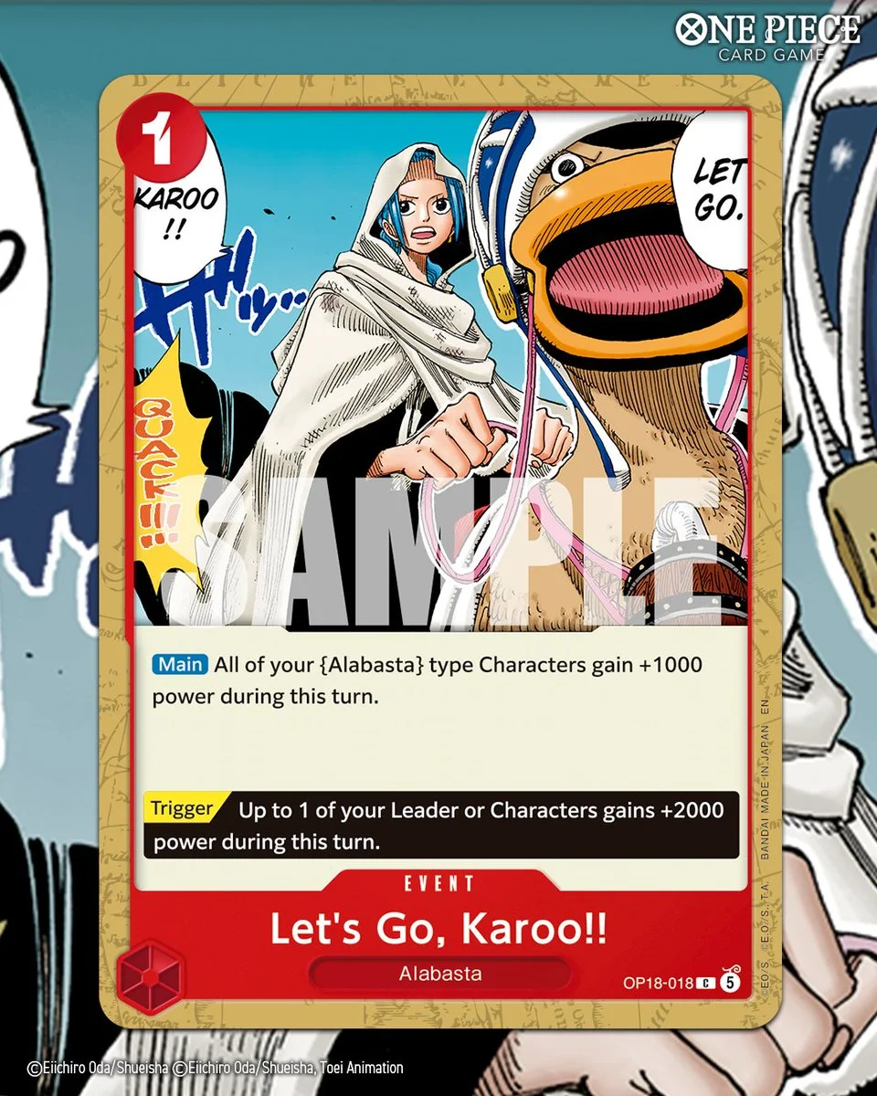 《ONE PIECE CARD GAME》OP-18 公開角色卡「賈布拉」,11 月 21 日發售