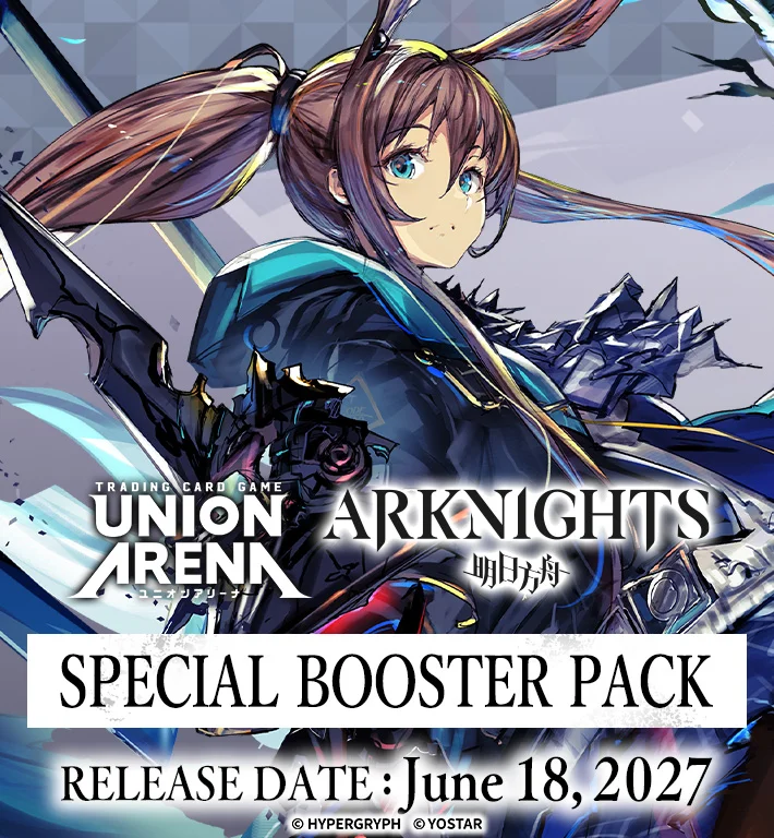 《UNION ARENA》英文版宣布《明日方舟》參戰,起始牌組與補充包 2027 年 6 月登場