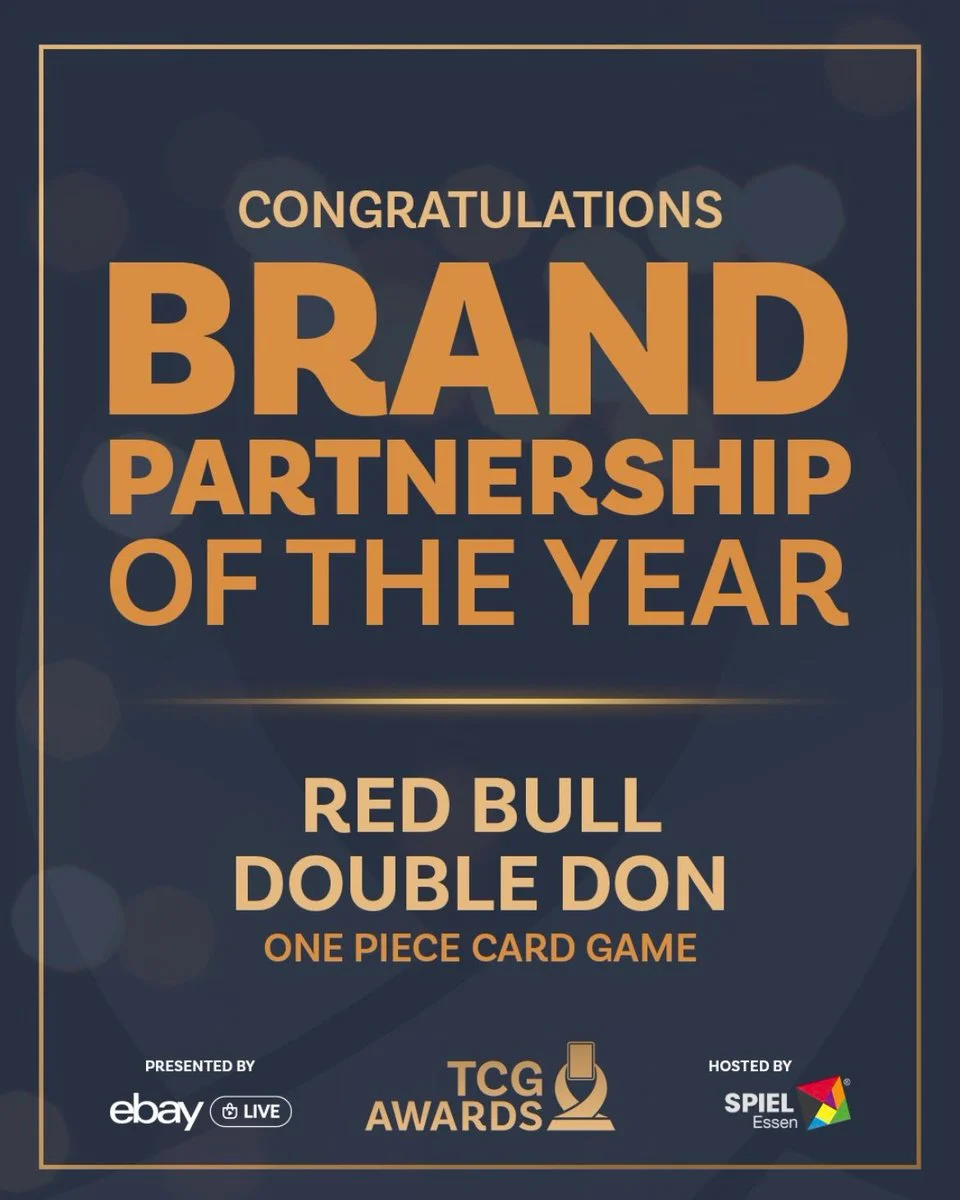 《ONE PIECE CARD GAME》於 TCG Awards 獲「最佳品牌合作」，「RED BULL DOUBLE DON!!」受肯定