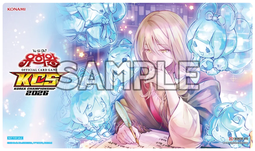 《遊戲王》韓國 KCS 2026 最終戰參加獎遊戲墊公開，11 月 1 日於首爾舉行