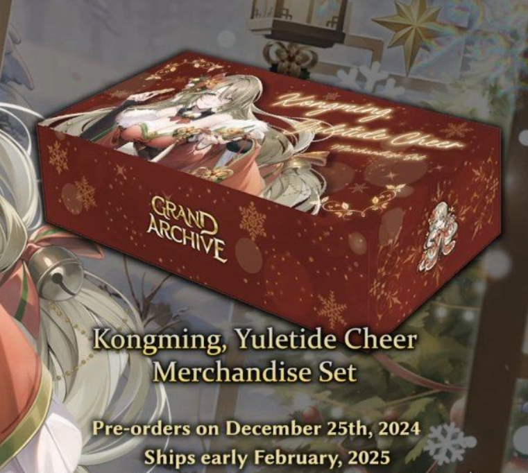 Kongming yuletide cheer merchandise set