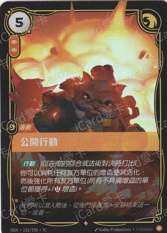 公開行動