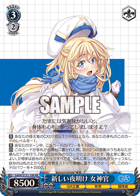 新しい夜明け 女神官