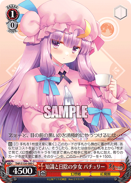 知識と日陰の少女 パチュリー