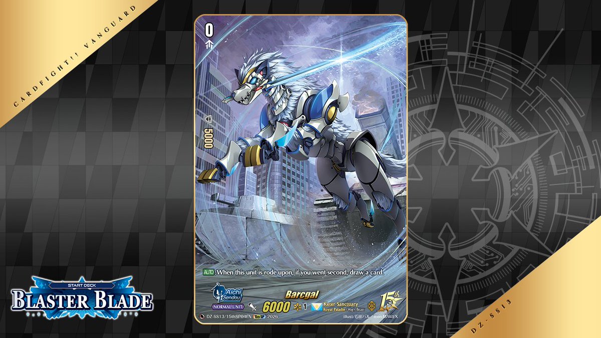 【海外】今日焦點卡片:巴爾加爾!Blaster Blade 起始牌組5月22日發售