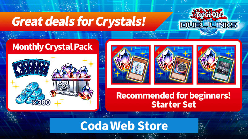 【韓國】《Duel Links》推出CODA Web Store月間水晶包