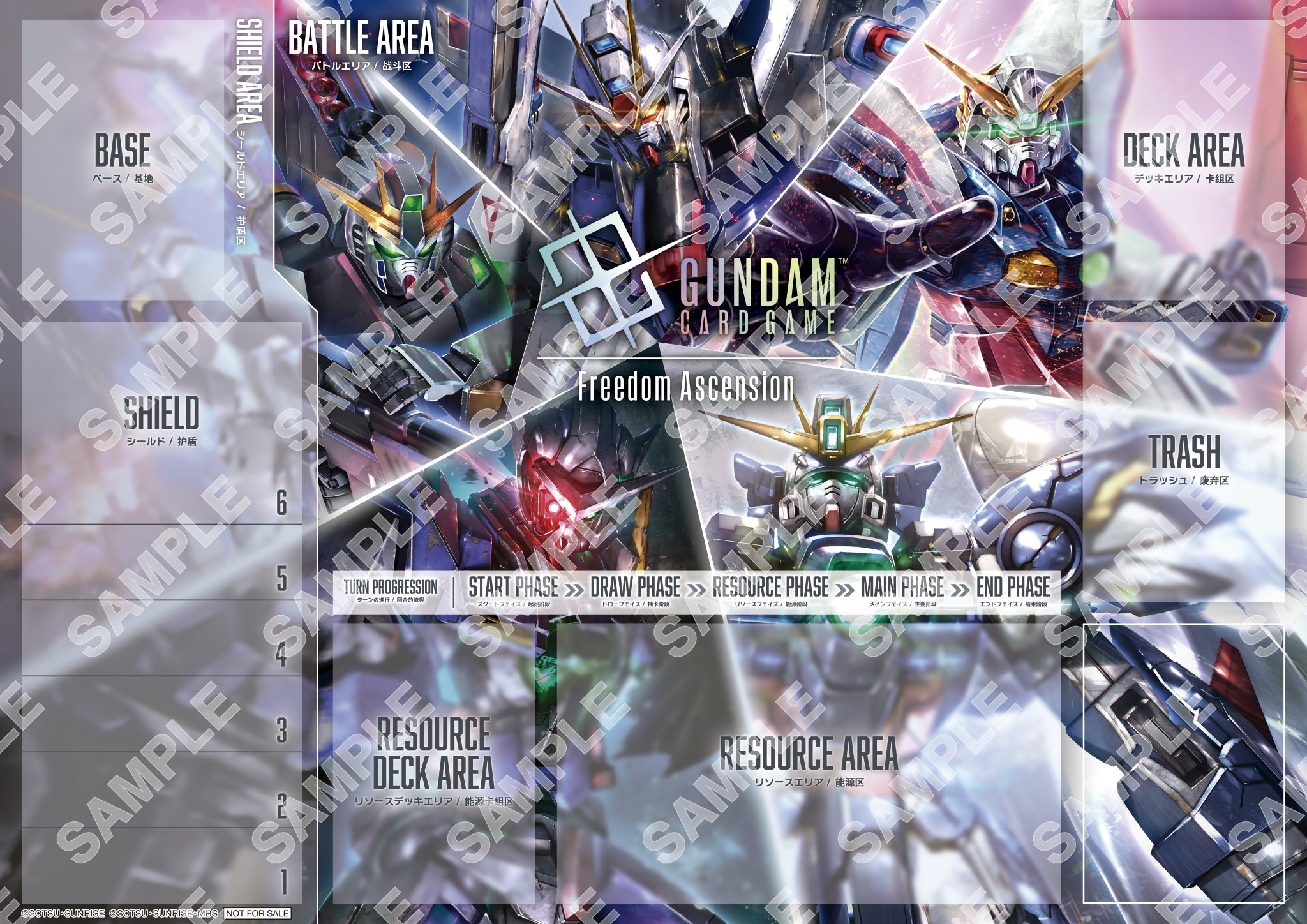 《鋼彈TCG》GD05問卷開跑,填答送原創桌墊