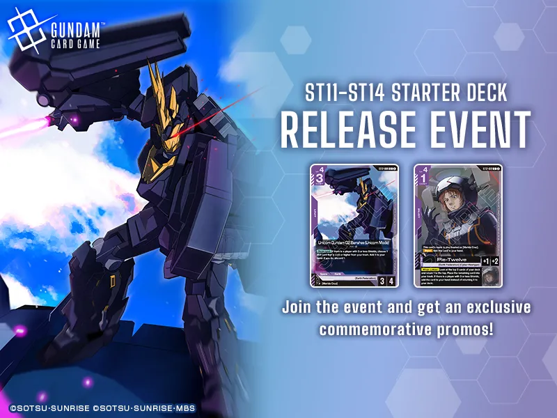 GUNDAM CARD GAME 週報 9/13–9/19|攻擊自由鋼彈統治期倒數,起始牌組 ST11–ST14 下週發售