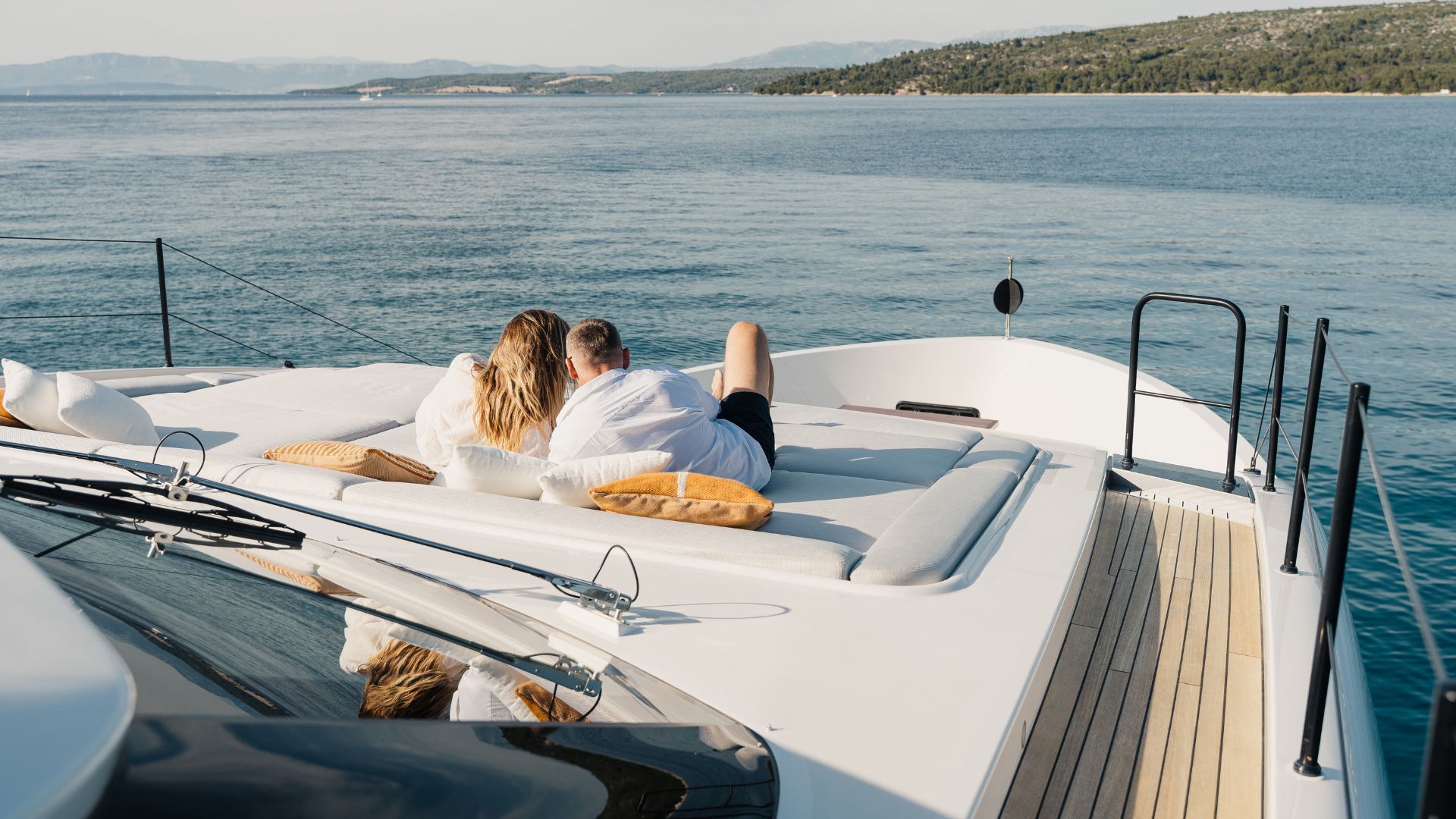 Couple on bow