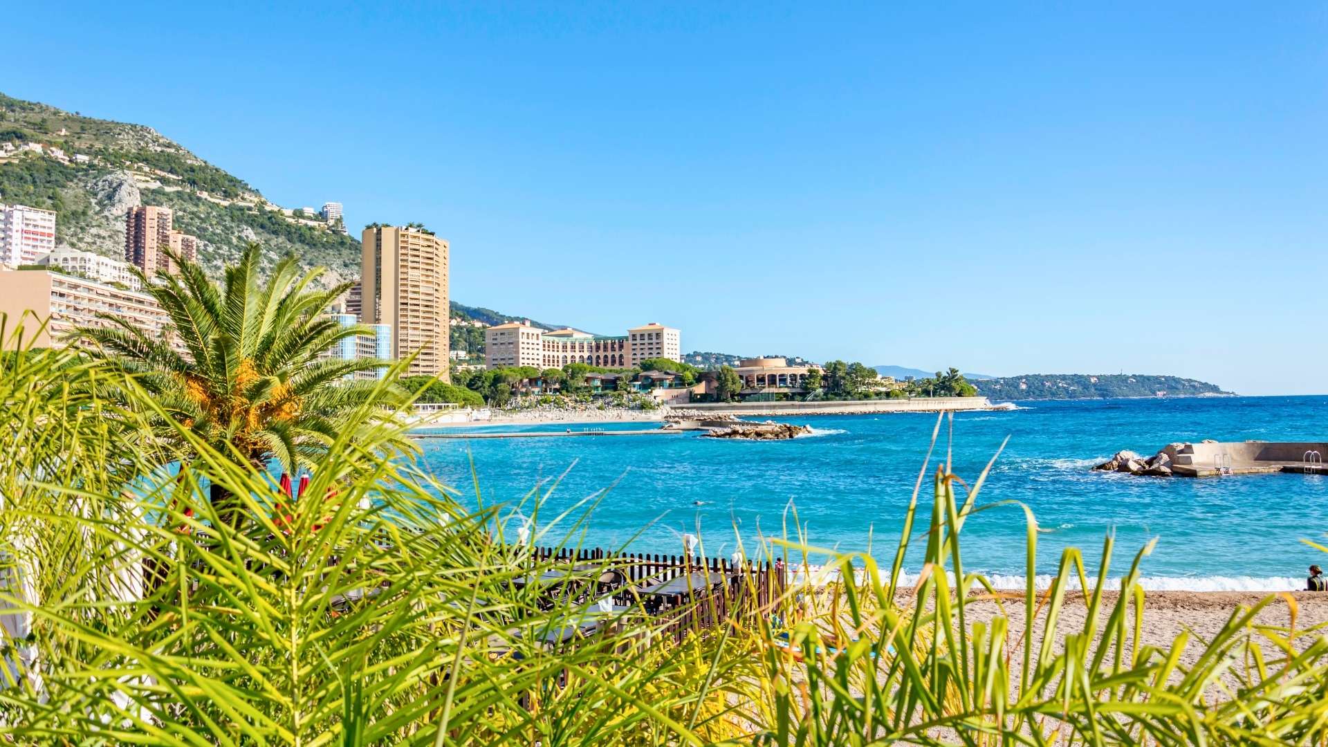 larvotto beach in monaco