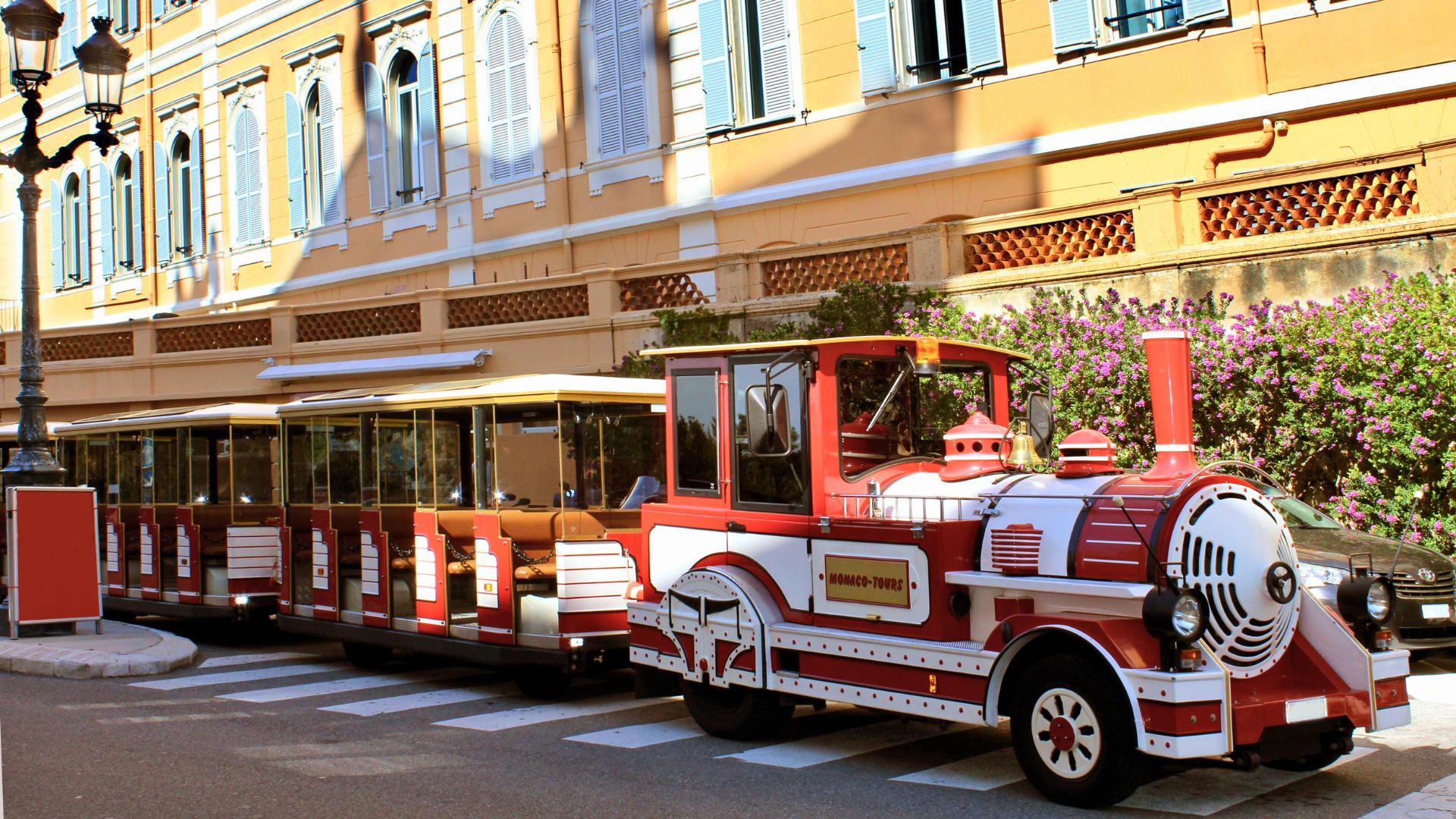 the petit tourist train in monaco