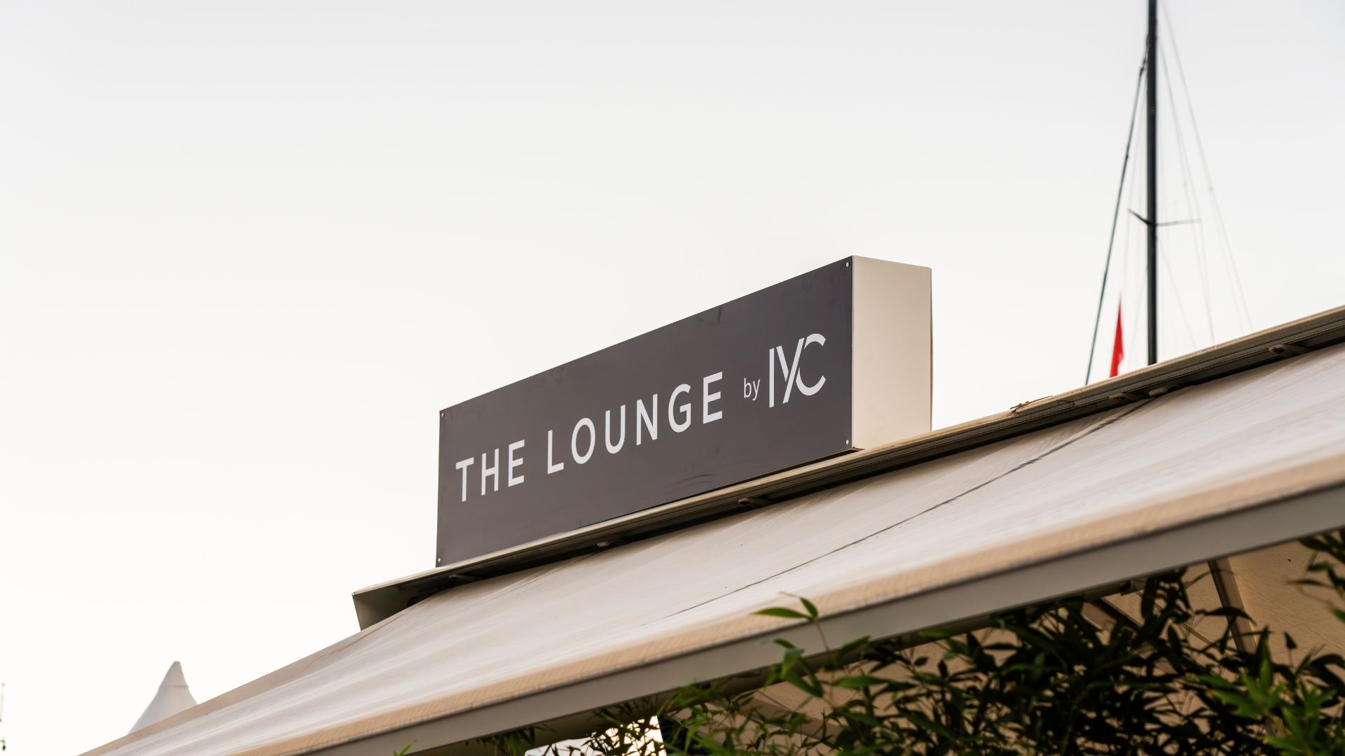 close up view on the lounge by iyc label at the monaco yacht show