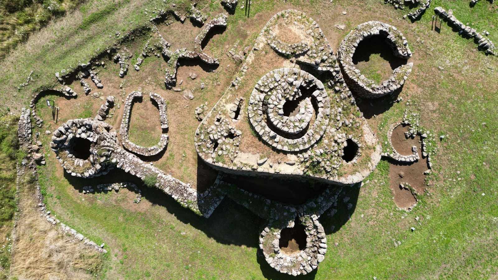 archelogical site of su nuraghe losa sardinia