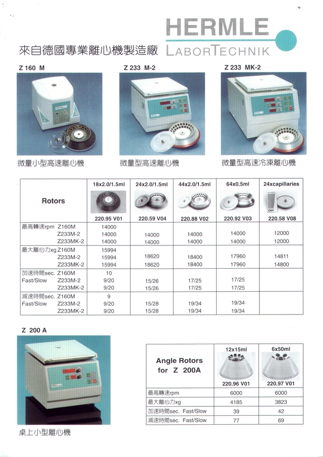 13.HERMLE離心機