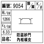 編號：9054　