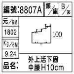 編號：8807A