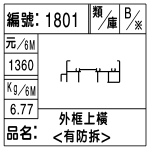 編號：1801　