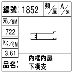 編號：1852　