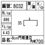 編號：8032　