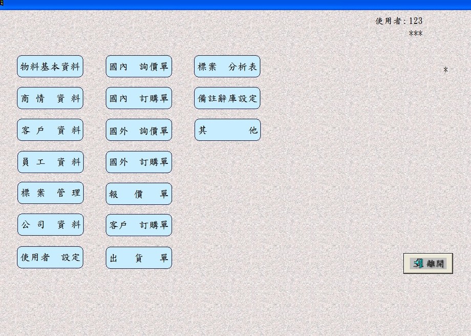 合潤發-物料管理系統