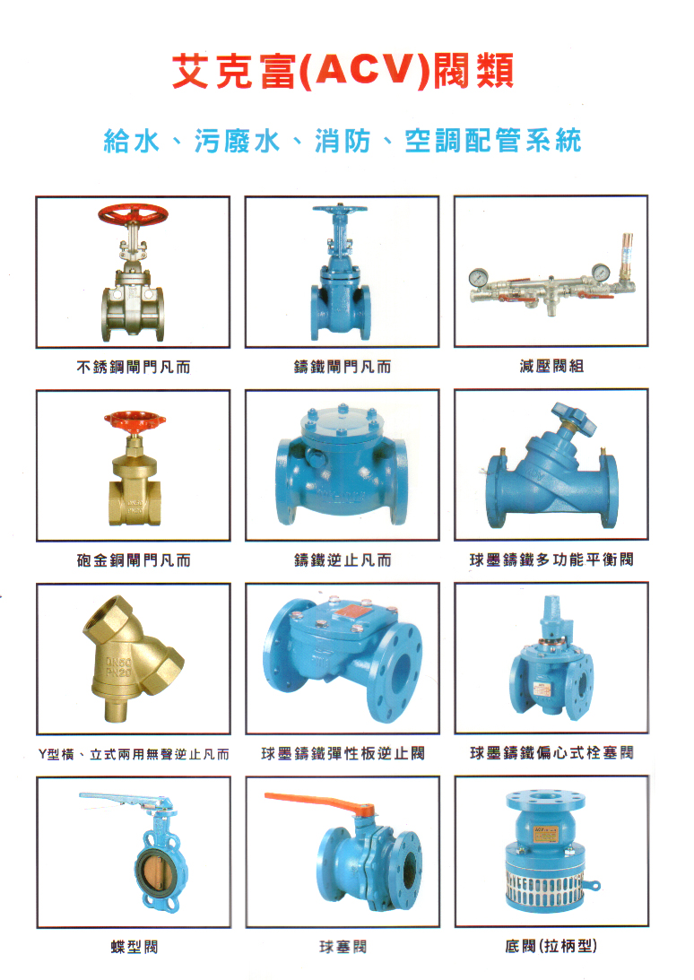 ACV一般用閥門系列