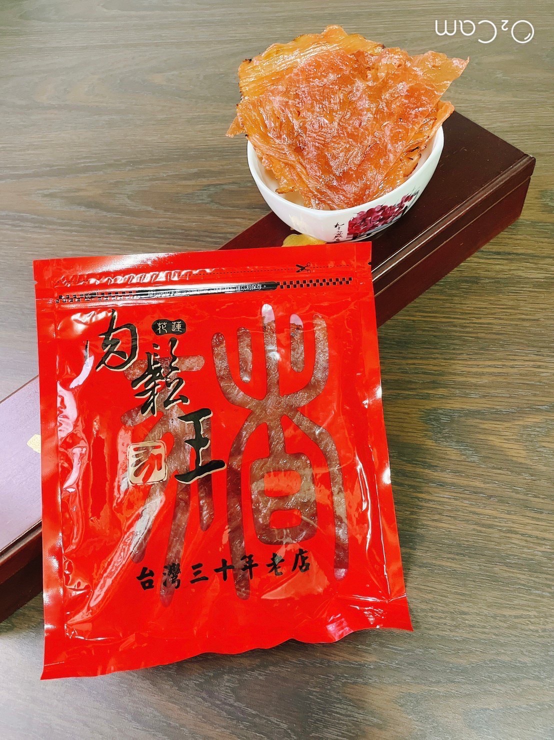 蒜味薄片肉乾(100元)