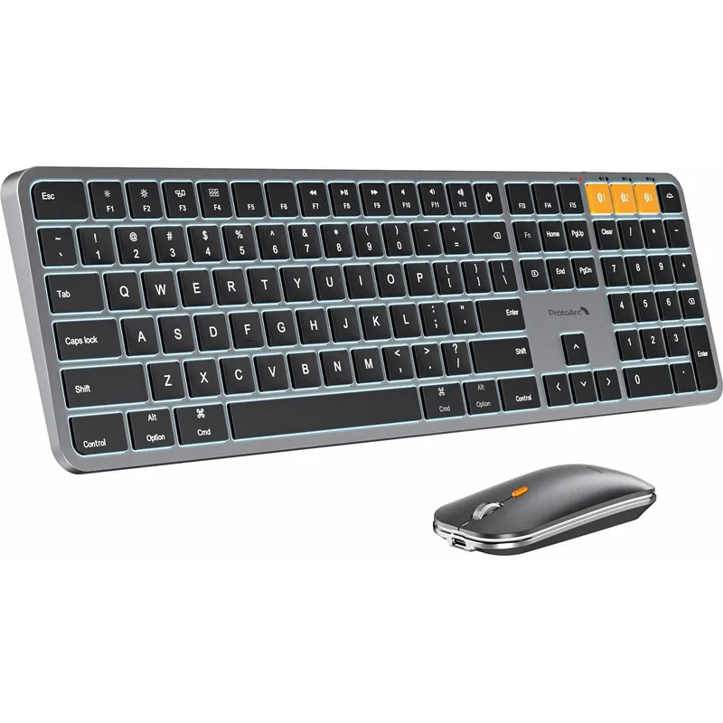 Protoarc Km100-A Wireless Keyboard And Mouse Combo