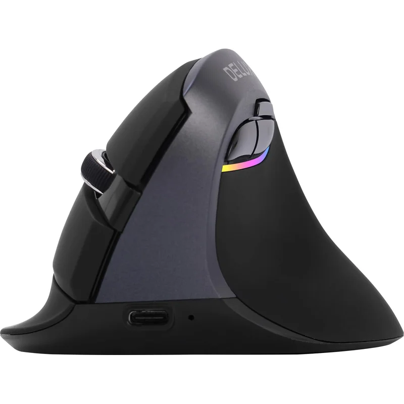 Ergonomic RGB Vertical Wireless Rechargeable Mouse