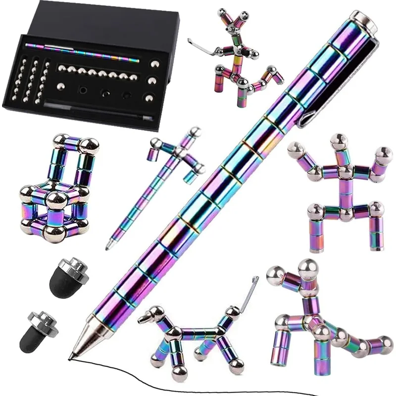 Modular Magnetic Stress-Relief Fidget Pen