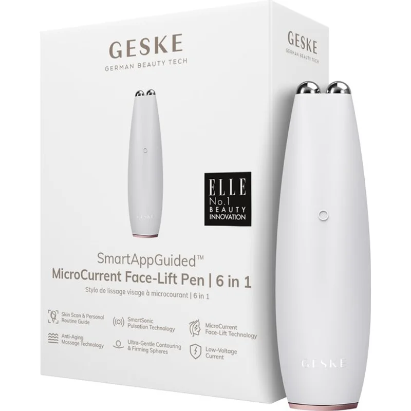 GESKE SmartAppGuided MicroCurrent Face-Lift Pen 6-in-1