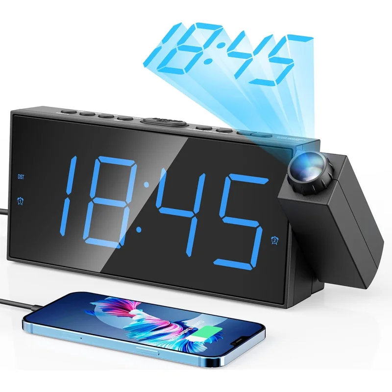 Digital Projected Alarm Clock