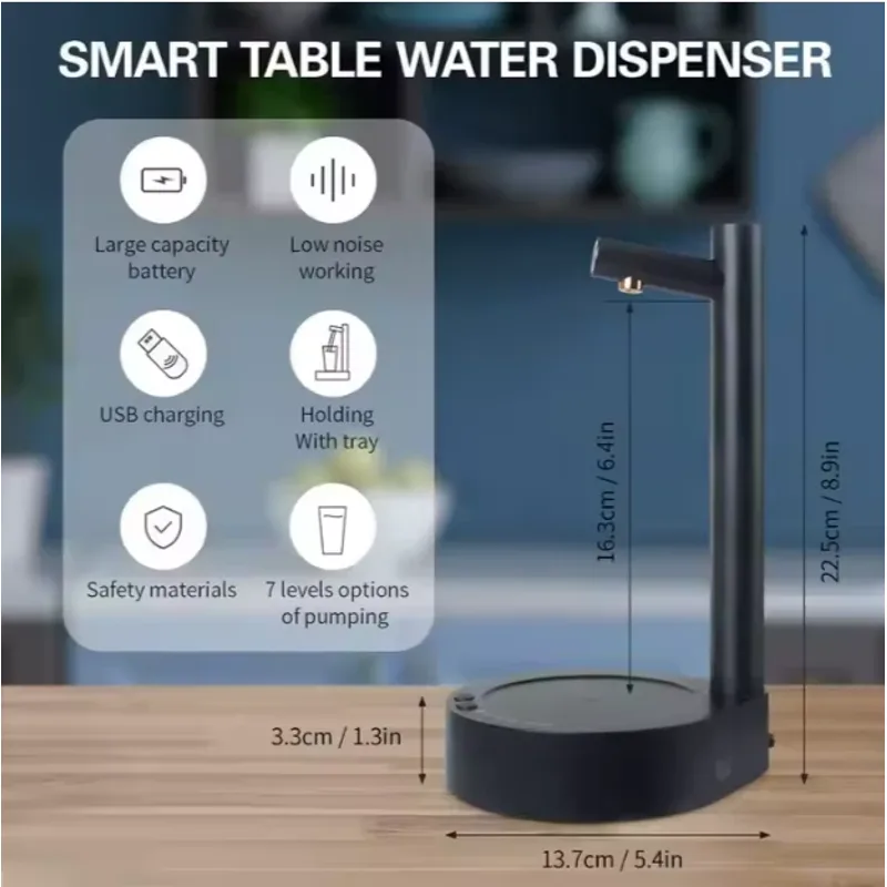 Image 2 of Smart Desktop Automatic Water Dispenser Pump